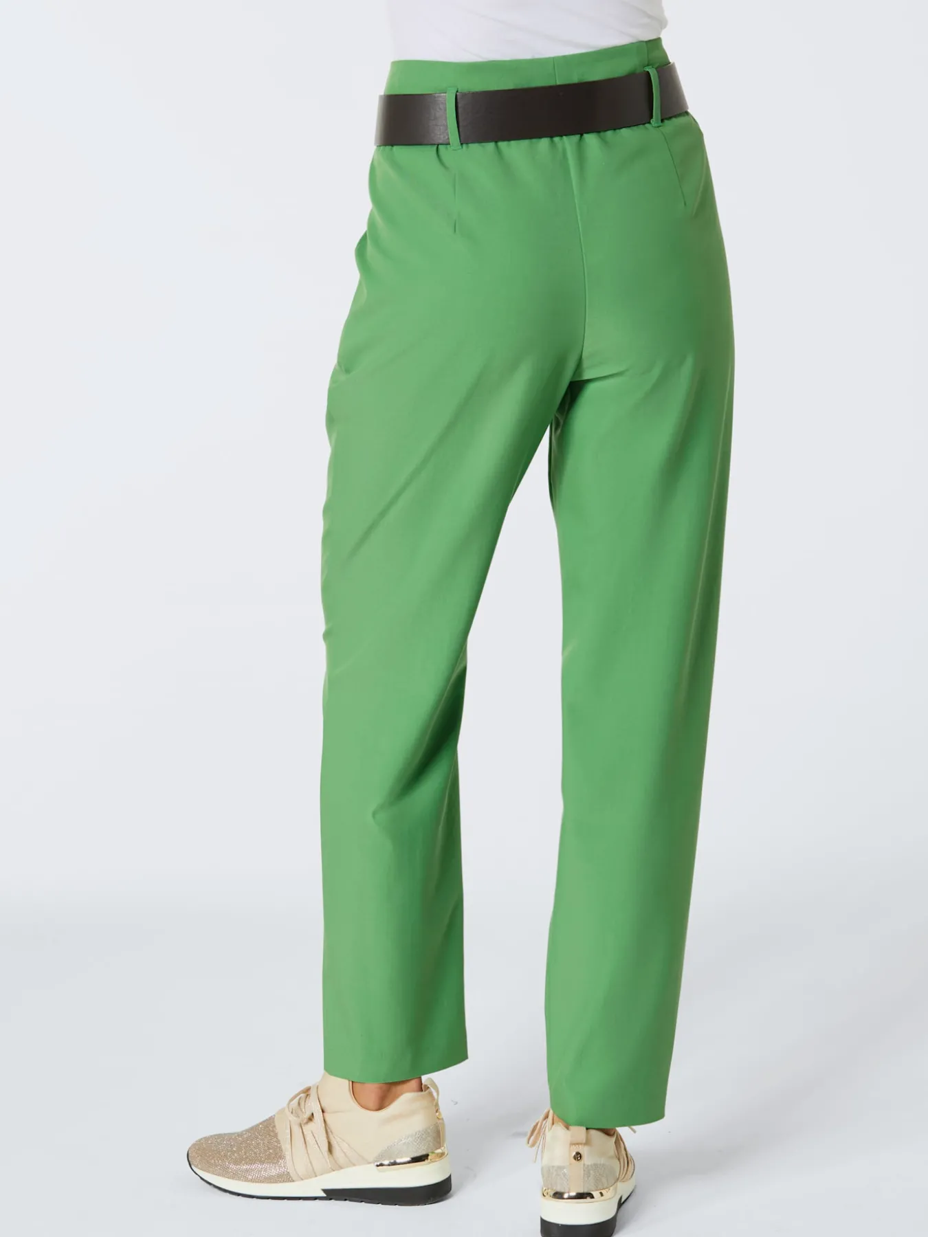 Pantalon à pinces qualité tissée