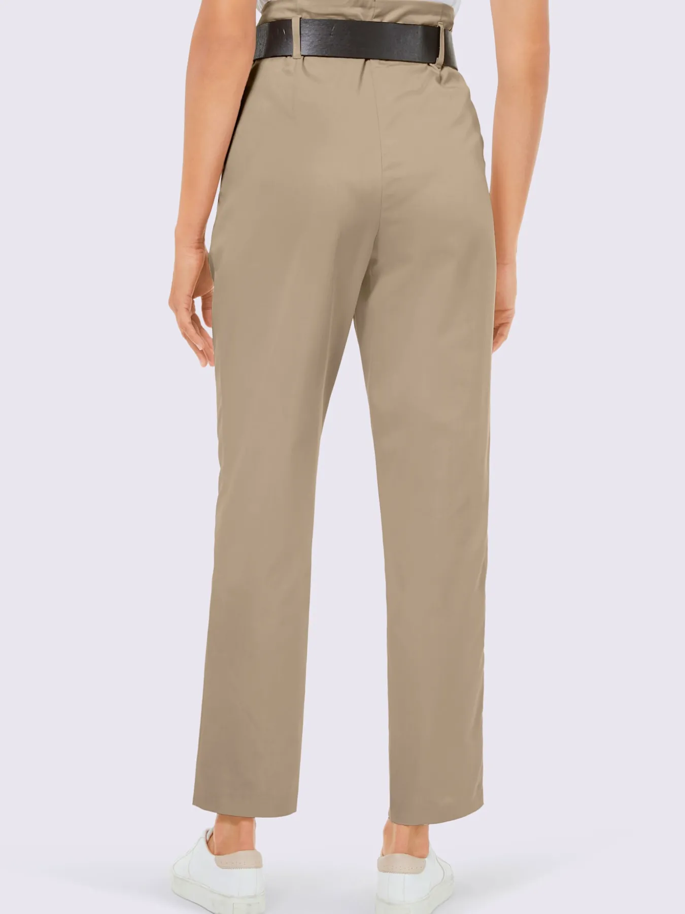 Pantalon à pinces qualité tissée