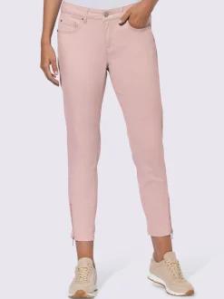 Pantalon 5 poches empiècements latéraux affinants