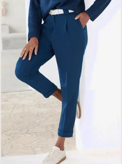 Pantalon 7/8 poches fendues pratiques