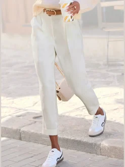 Pantalon 7/8 poches fendues pratiques