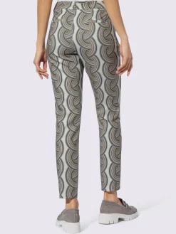 Pantalon 7/8 ravissant tissu imprimé