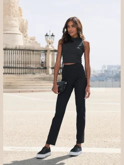 Pantalon aspect jean