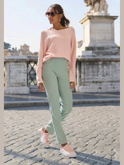 Pantalon aspect jean