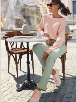 Pantalon aspect jean