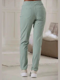 Pantalon aspect jean