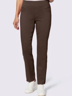 Pantalon avec ceinture large élastique et poches