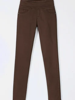 Pantalon avec ceinture large élastique et poches