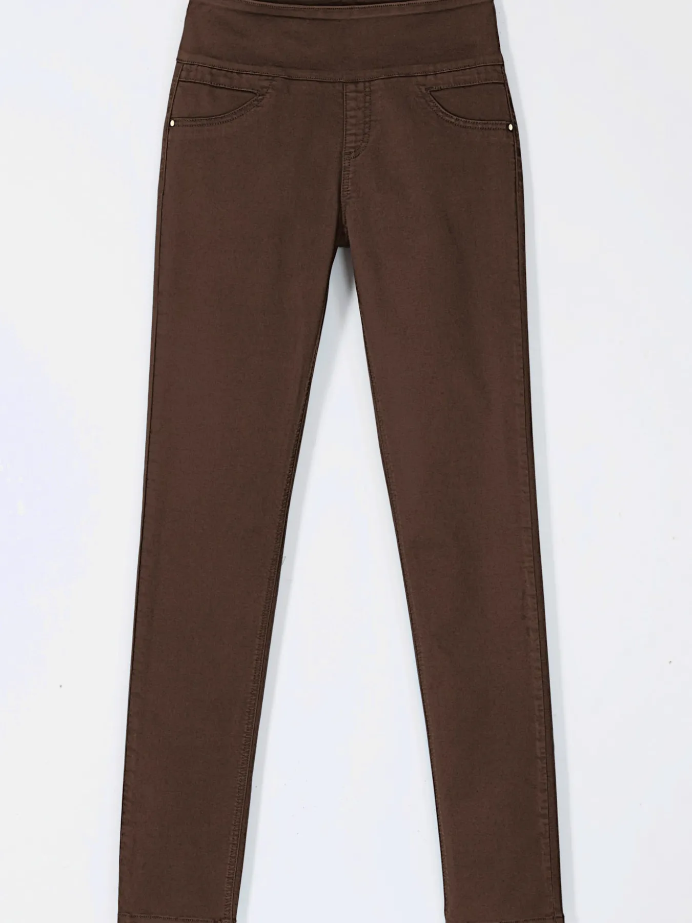 Pantalon avec ceinture large élastique et poches