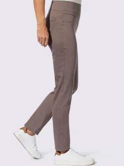 Pantalon avec ceinture large élastique et poches