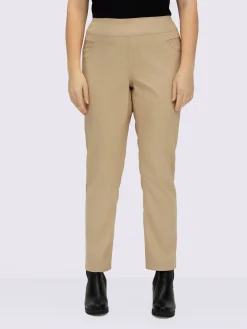 Pantalon avec ceinture large élastique et poches