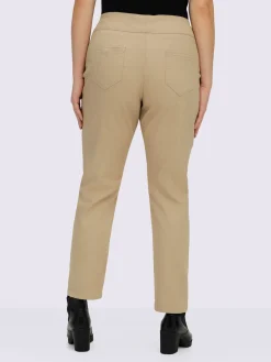 Pantalon avec ceinture large élastique et poches