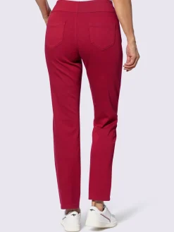 Pantalon avec ceinture large élastique et poches