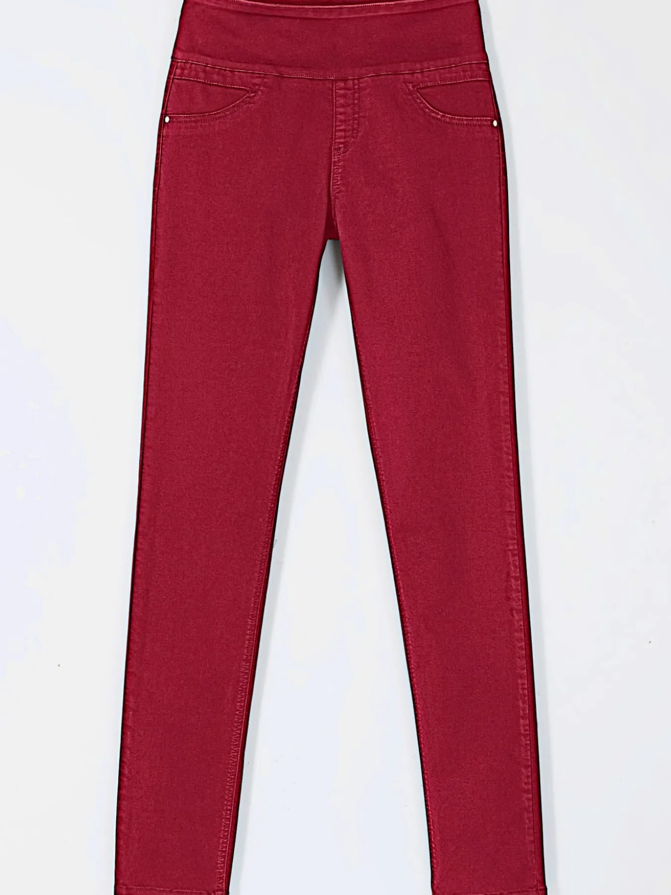 Pantalon avec ceinture large élastique et poches