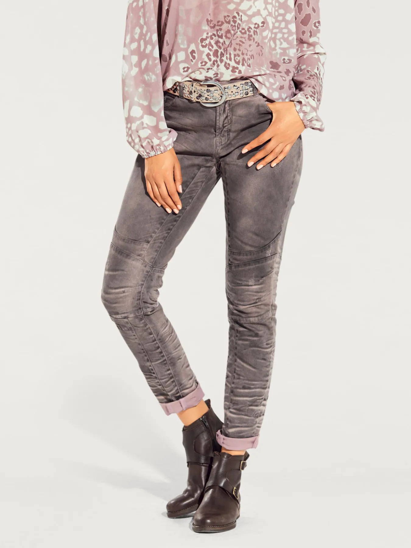 Pantalon boyfriend coupe droite