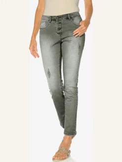Pantalon boyfriend coupe droite