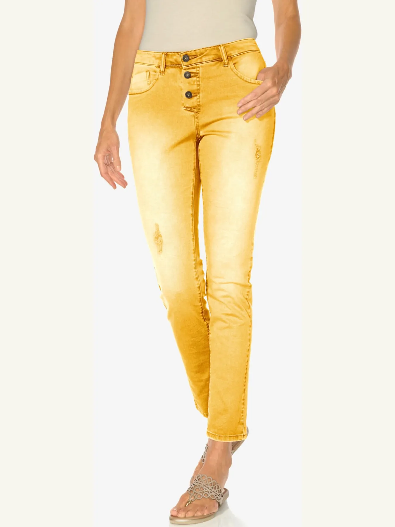 Pantalon boyfriend coupe droite