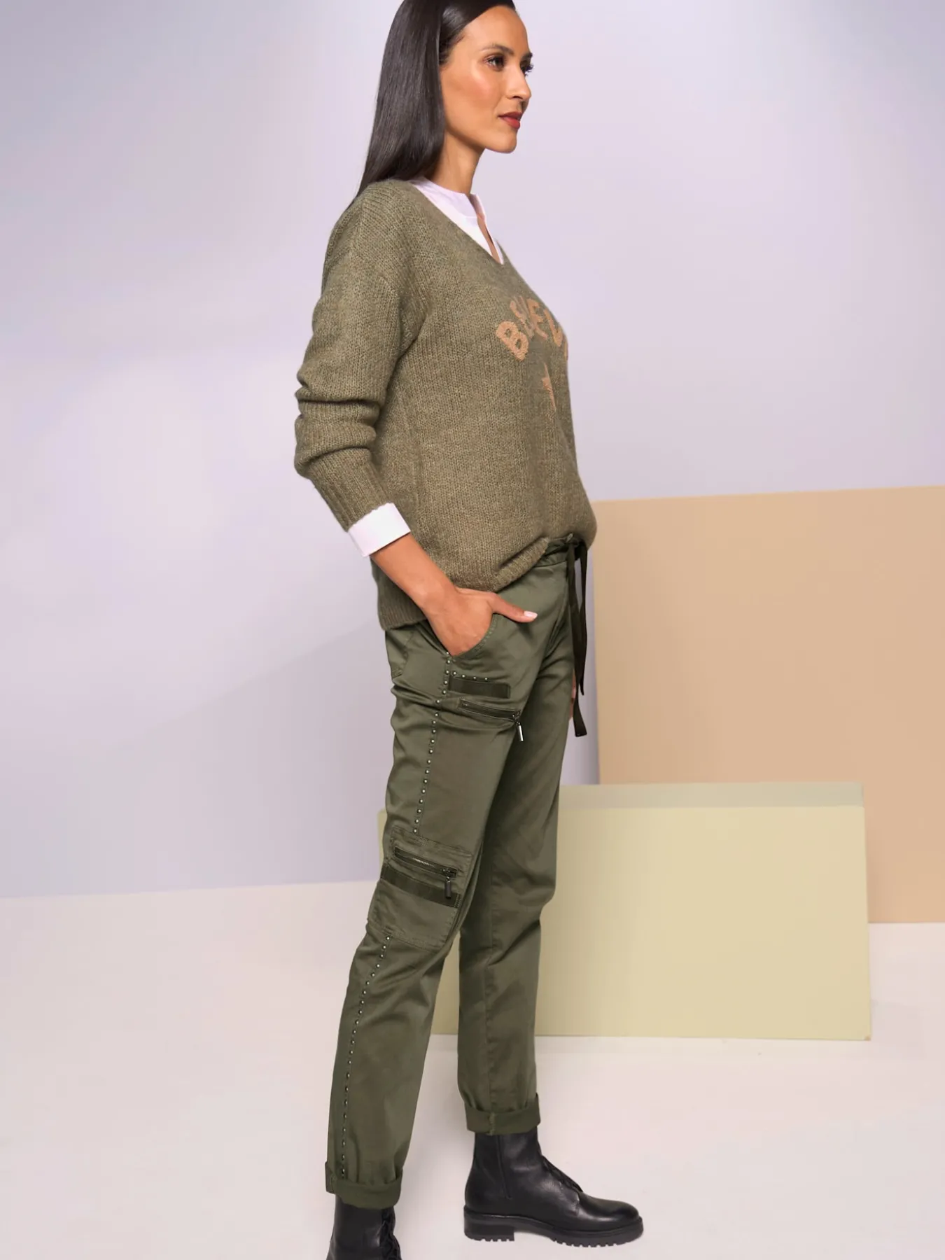 Pantalon cargo coupe cargo décontractée