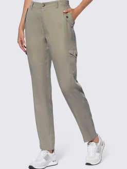 Pantalon cargo pur lyocell