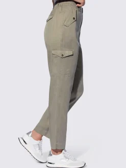 Pantalon cargo pur lyocell