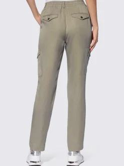 Pantalon cargo pur lyocell
