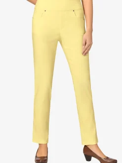 Pantalon ceinture haute affinante à glissière