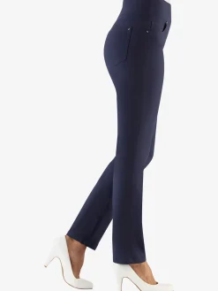 Pantalon ceinture haute affinante à glissière