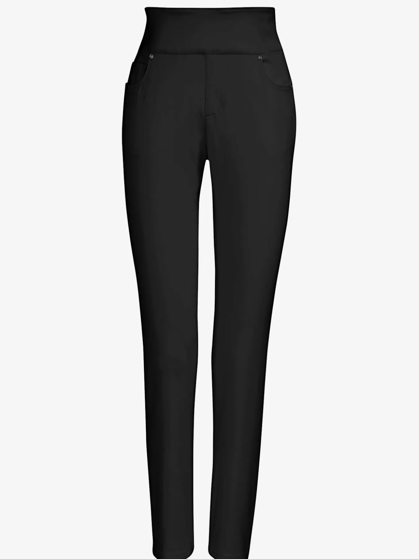 Pantalon ceinture haute affinante à glissière