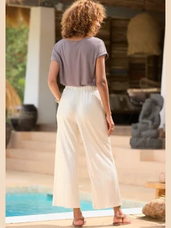 Pantalon ceinture élastique agréable