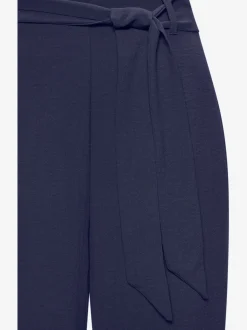 Pantalon ceinture élastique avec bordure volantée au dos