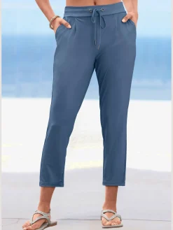Pantalon ceinture élastique avec cordon
