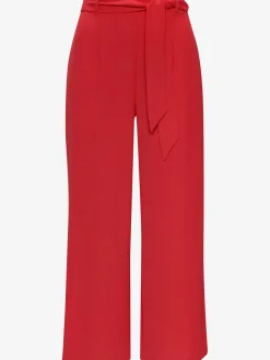 Pantalon ceinture élastique avec bordure volantée au dos