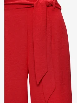 Pantalon ceinture élastique avec bordure volantée au dos