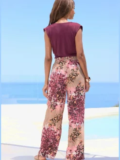 Pantalon ceinture élastique douce