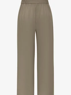 Pantalon ceinture élastique avec bordure volantée au dos