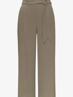 Pantalon ceinture élastique avec bordure volantée au dos