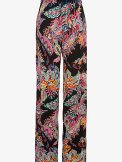 Pantalon ceinture lisse devant