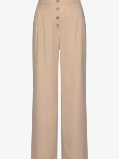 Pantalon ceinture lisse devant