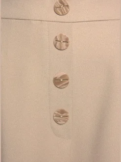 Pantalon ceinture lisse devant