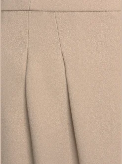 Pantalon ceinture lisse devant