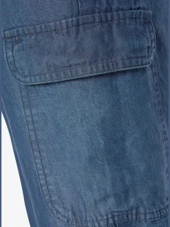 Pantalon ceinture smockée élastique et coulisse