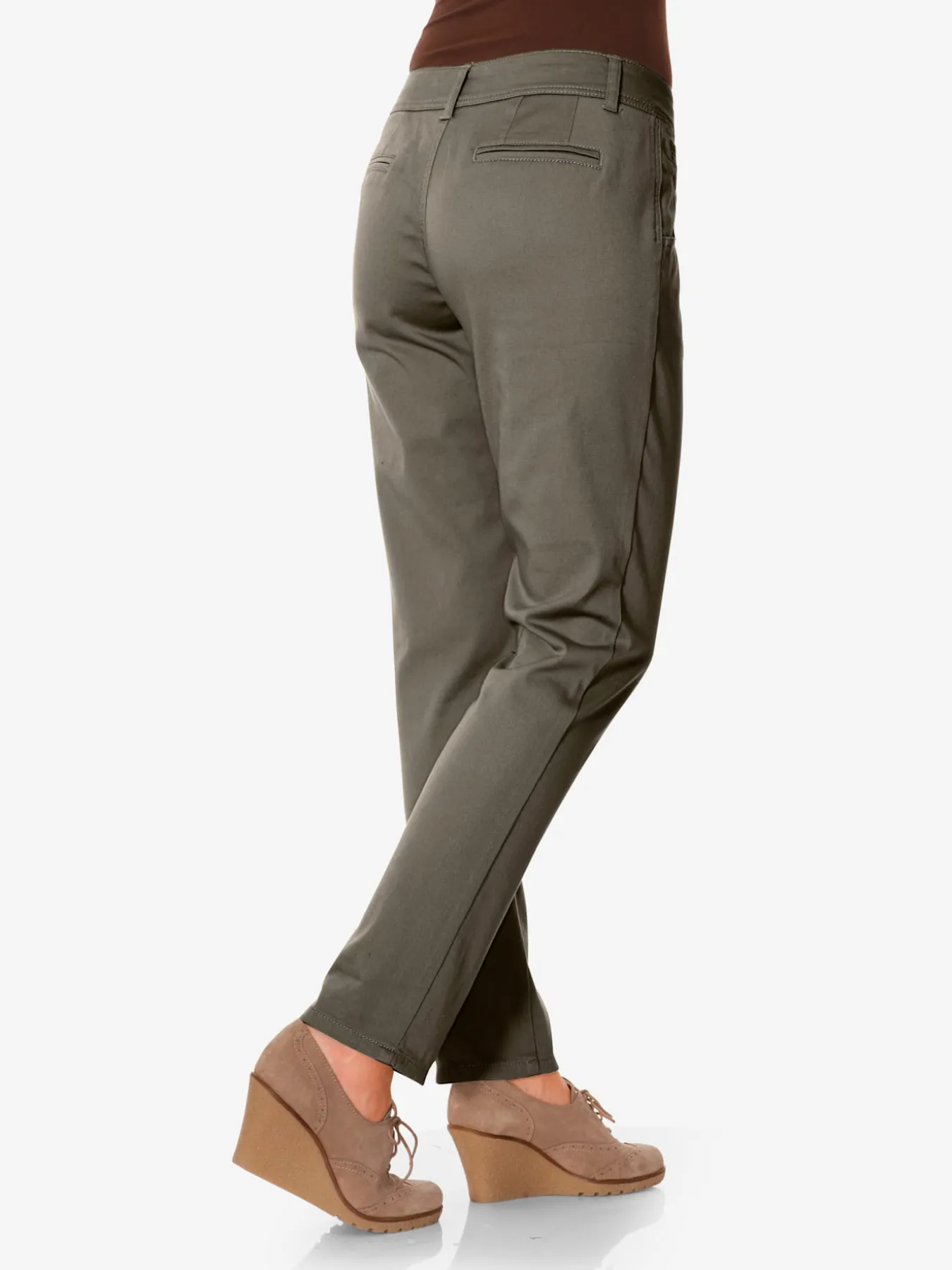 Pantalon chino coupe carotte