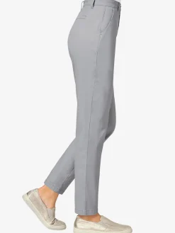 Pantalon chino femme en coton extensible