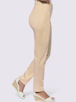 Pantalon chino satin coton