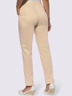 Pantalon chino satin coton