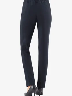 Pantalon classique uni avec ceinture élastique