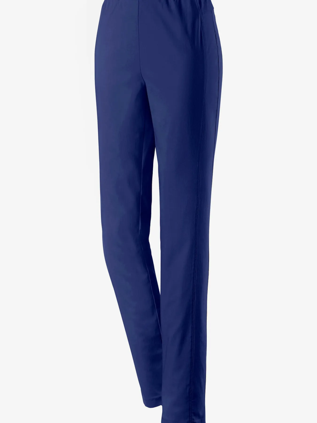 Pantalon classique uni avec ceinture élastique