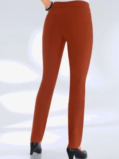Pantalon classique uni avec ceinture élastique