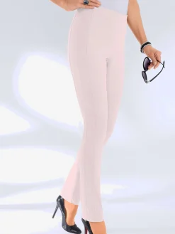 Pantalon classique uni avec ceinture élastique
