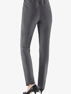 Pantalon classique uni avec ceinture élastique